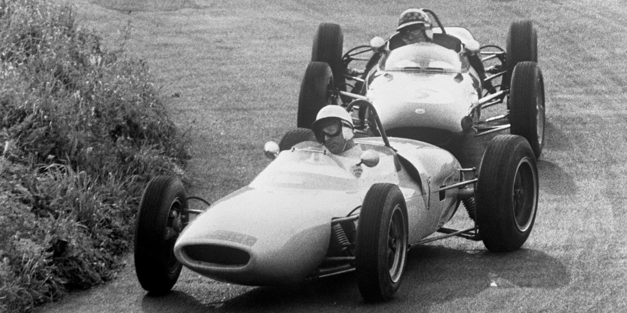 The Ex – Sir Stirling Moss Grand Prix Winning, Innes Ireland, Henry Taylor,  Masten Gregory, Cliff Allison, U.D.T Laystall,  1961 Lotus – Climax 18/21 Formula 1