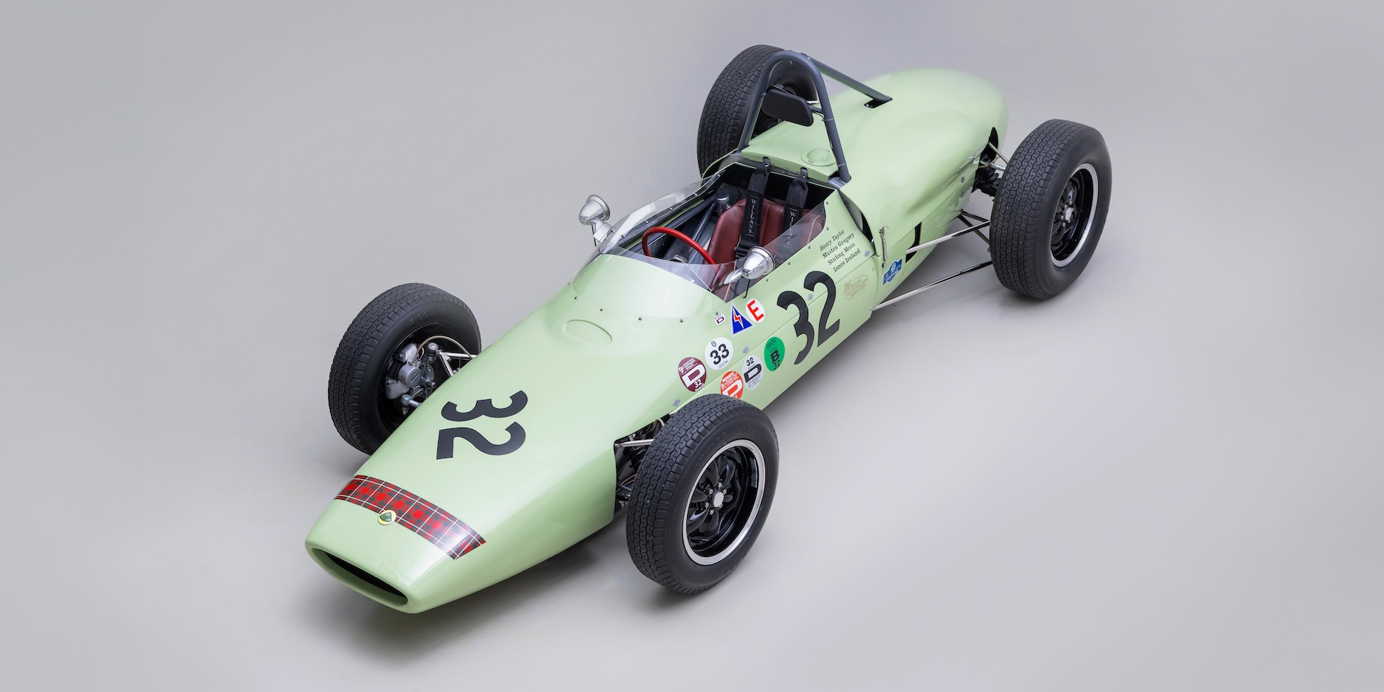 The Ex – Sir Stirling Moss Grand Prix Winning, Innes Ireland, Henry Taylor,  Masten Gregory, Cliff Allison, U.D.T Laystall,  1961 Lotus – Climax 18/21 Formula 1