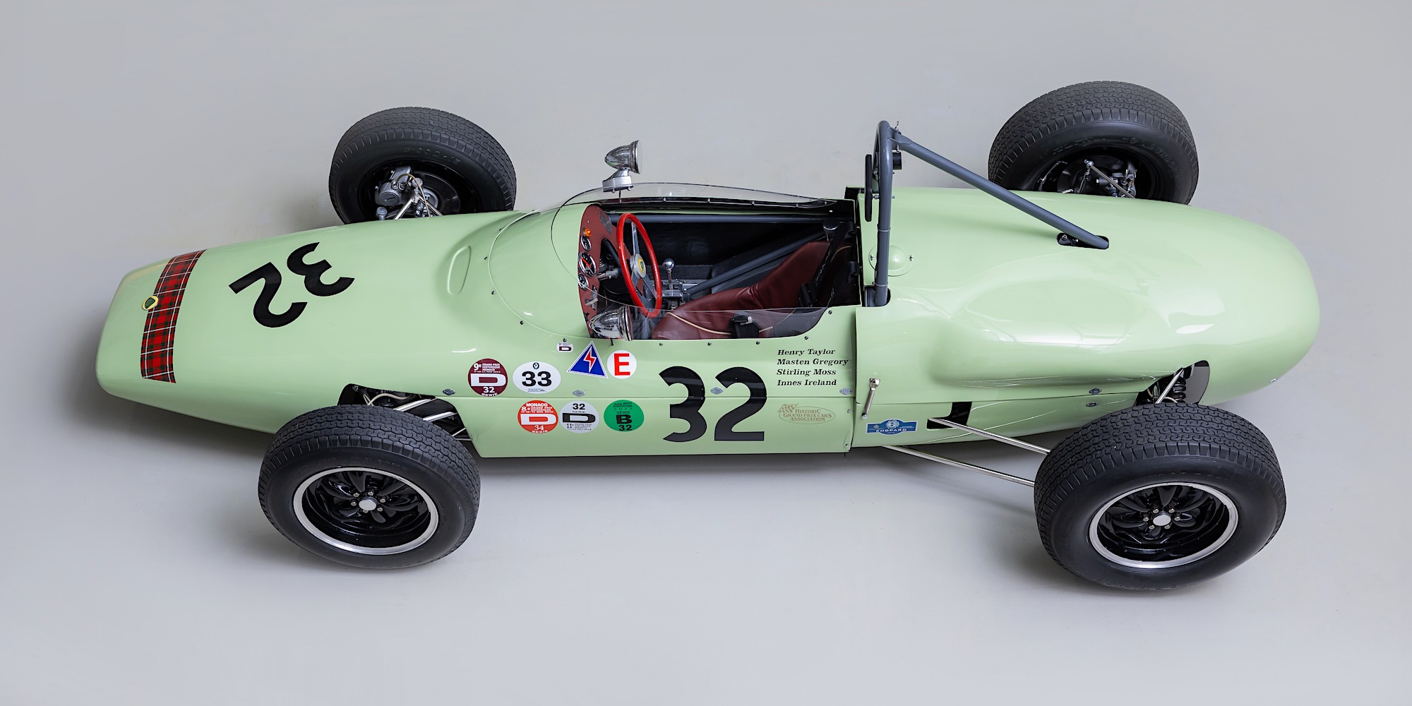 The Ex – Sir Stirling Moss Grand Prix Winning, Innes Ireland, Henry Taylor,  Masten Gregory, Cliff Allison, U.D.T Laystall,  1961 Lotus – Climax 18/21 Formula 1